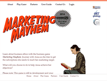 Tablet Screenshot of marketingmayhem.org